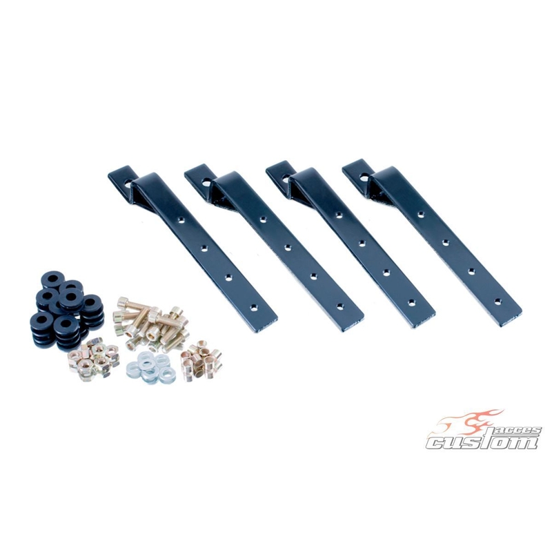 Seiterkoffer Halter CUSTOMACCES KF schwarz