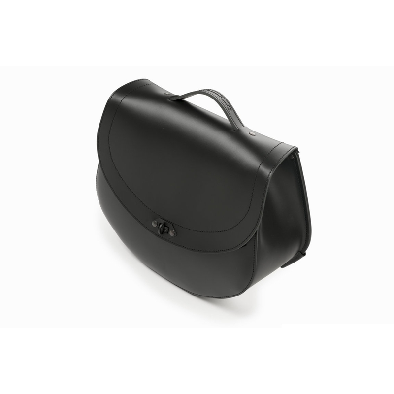 Leder-Satteltasche CUSTOMACCES HD schwarz rechts