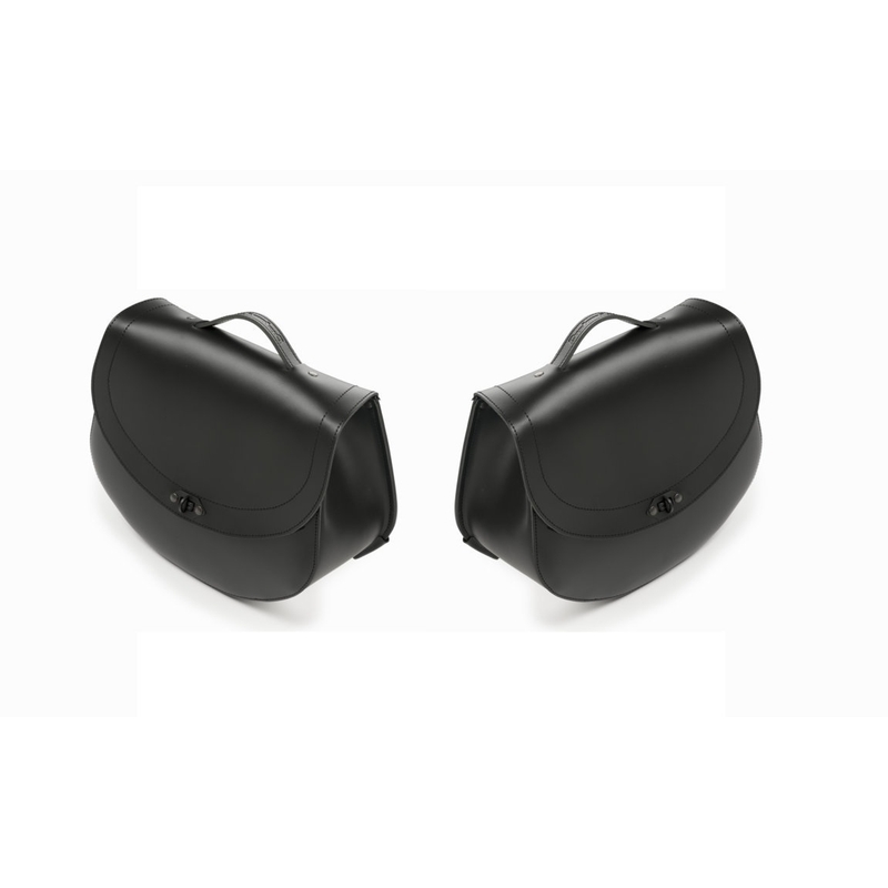 Leder-Satteltasche CUSTOMACCES HD schwarz rechts