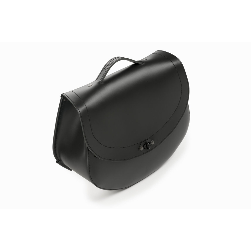 Leder-Satteltasche CUSTOMACCES HD schwarz rechts