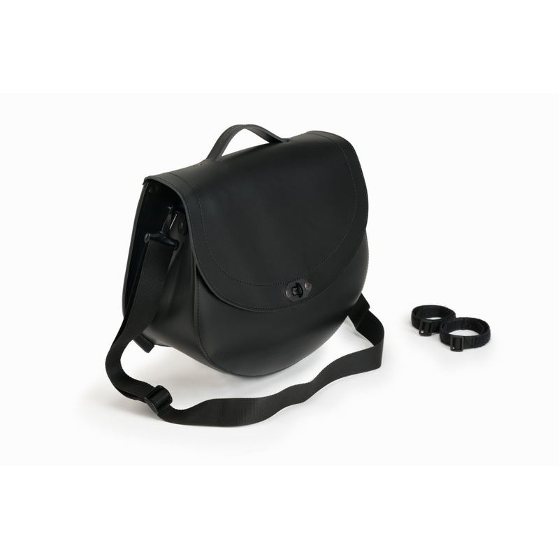Leder-Satteltasche CUSTOMACCES HD schwarz rechts