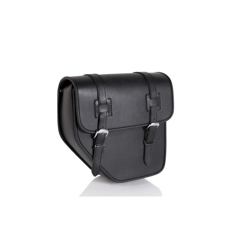 Leder-Satteltasche CUSTOMACCES IBIZA schwarz