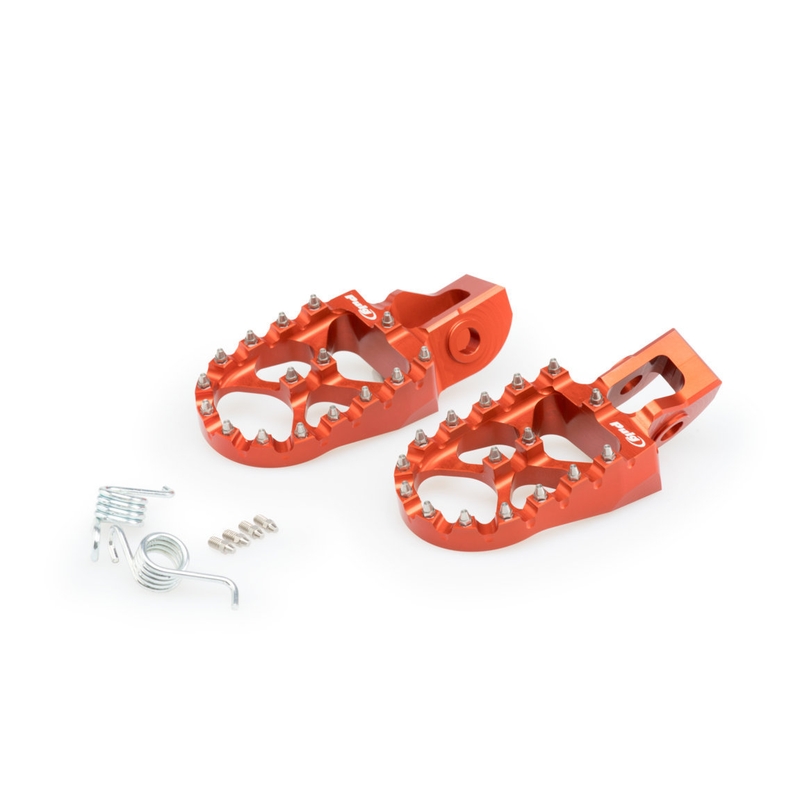 Fussrasten PUIG OFF-ROAD orange