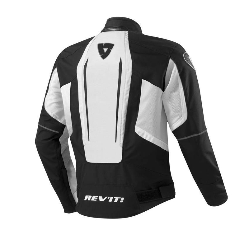 Motorradjacke Revit Airforce weiß-schwarz Ausverkauf