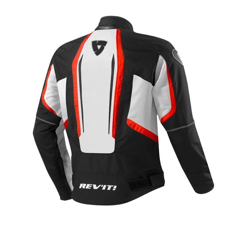 Revit Airforce Rote und weiße Motorradjacke Ausverkauf