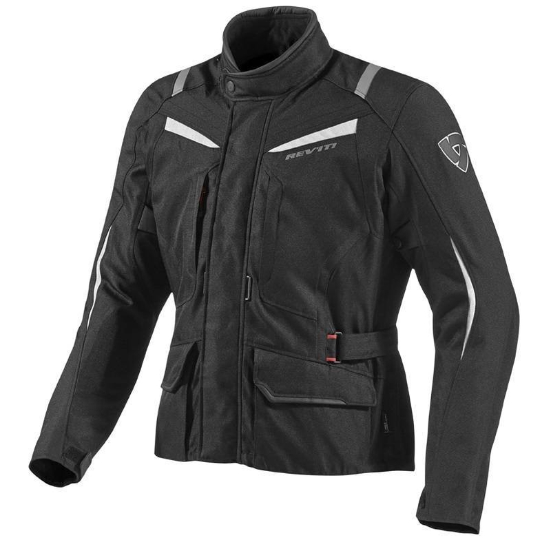 Revit Voltiac Schwarz-Silber Motorradjacke Ausverkauf