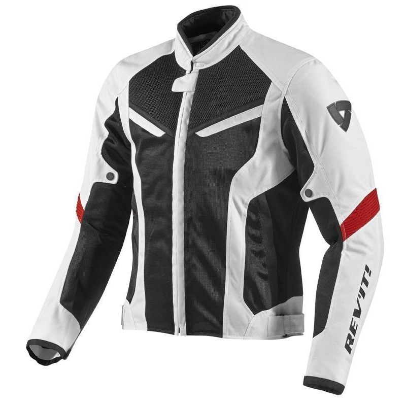 Revit GT-R Air Sommer Motorrad Jacke schwarz und weiß Ausverkauf