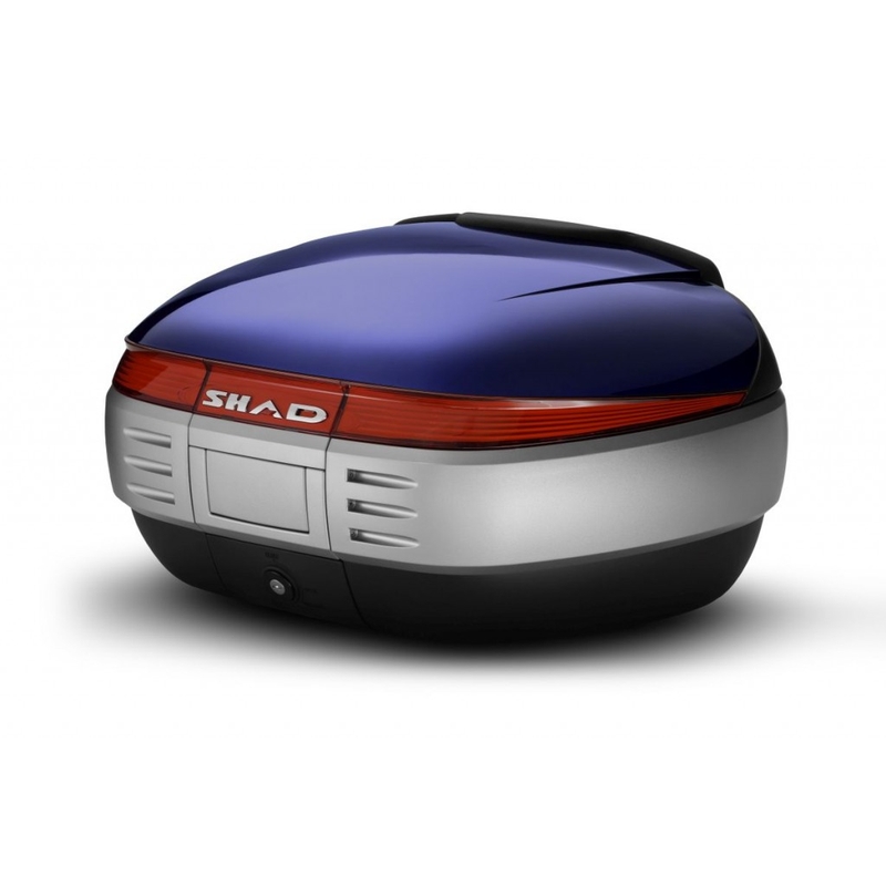 Top case with color cover SHAD SH50 blau