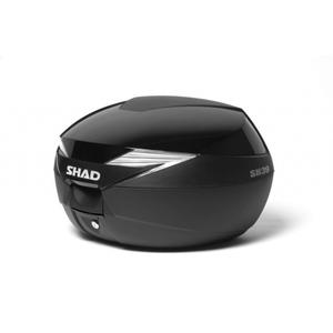 Top case with color cover SHAD SH39 Black metal