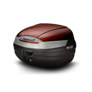 Top case with color cover SHAD SH37 rot