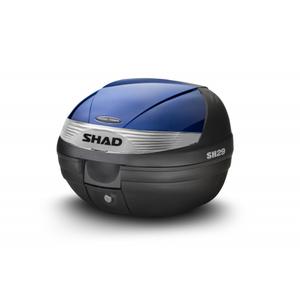 Top case with color cover SHAD SH29 blau