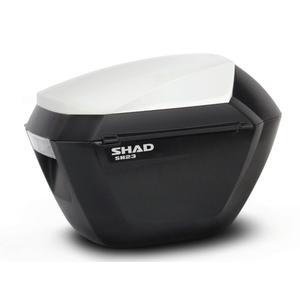 Side cases with color cover SHAD SH23 weiß