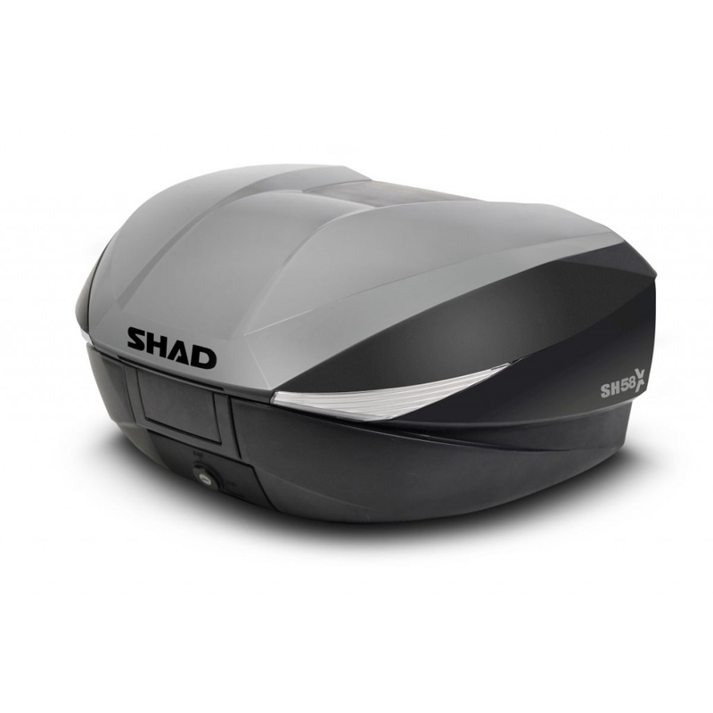 Top case with color cover SHAD SH58X Titan neu mit PREMIUM Schloss