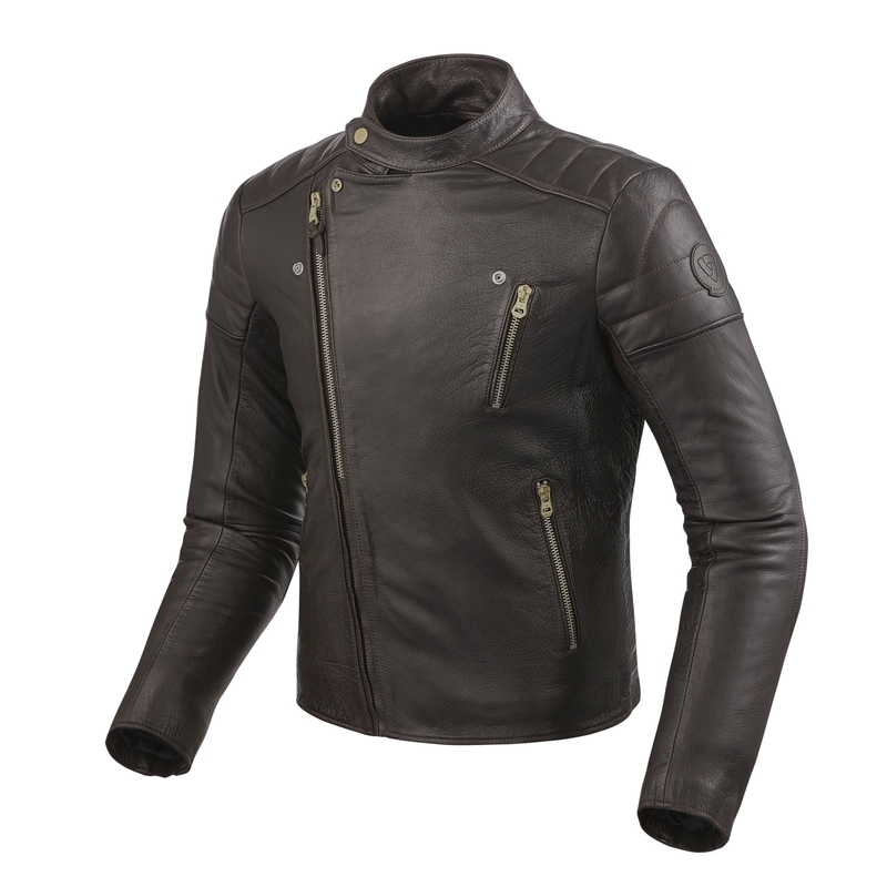 Revit Vaughn Dunkelbraun Motorradjacke Ausverkauf
