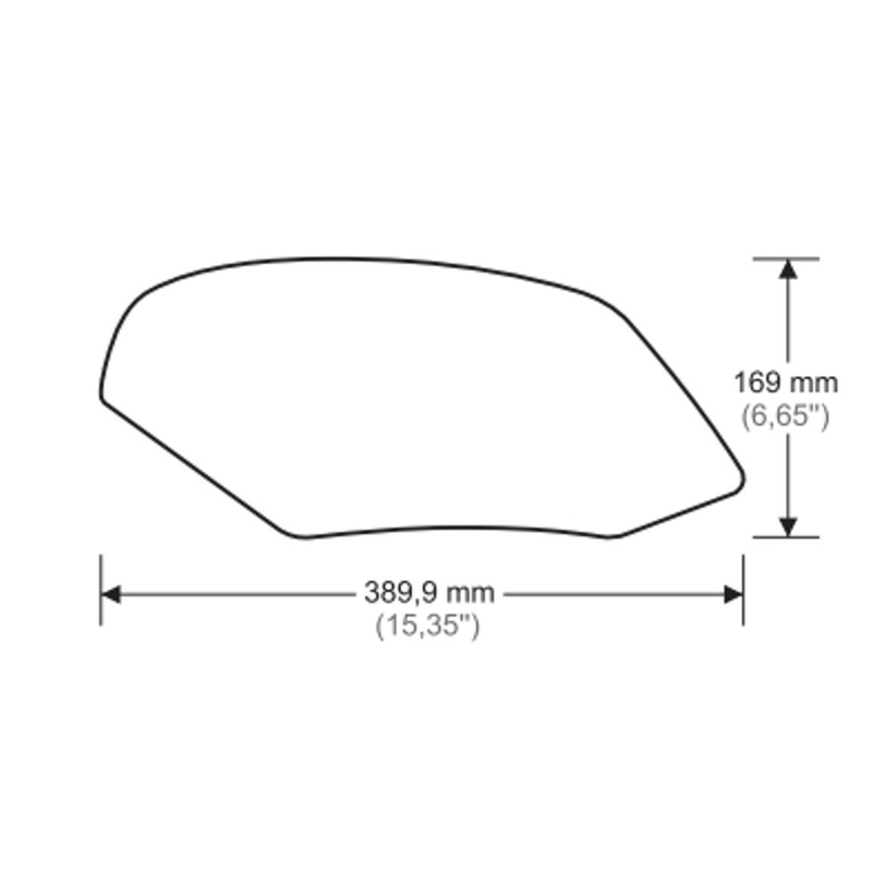 Tankseitenschutz PUIG ANTI-SLIP schwarz