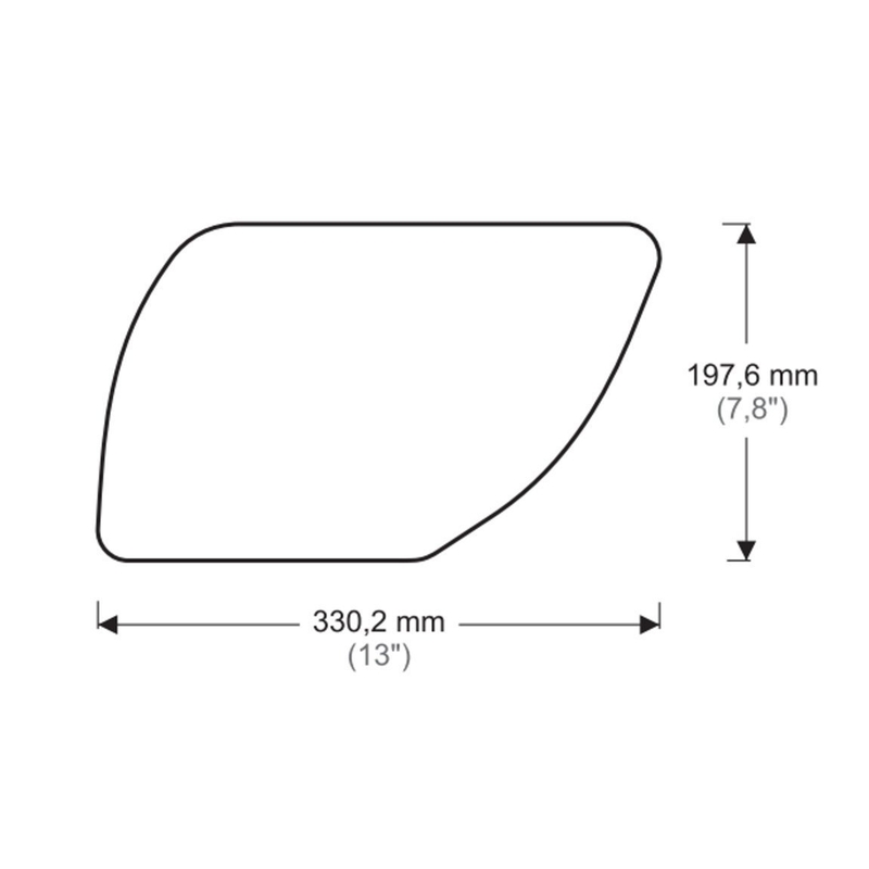 Tankseitenschutz PUIG ANTI-SLIP schwarz