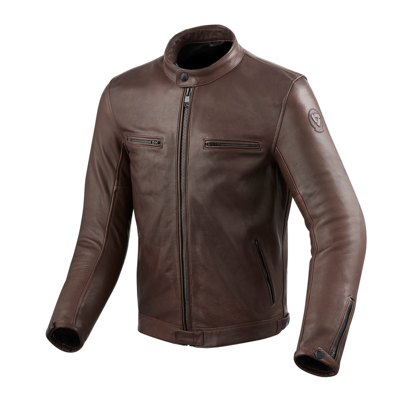Revit Gibson Braun Leder Motorradjacke Ausverkauf