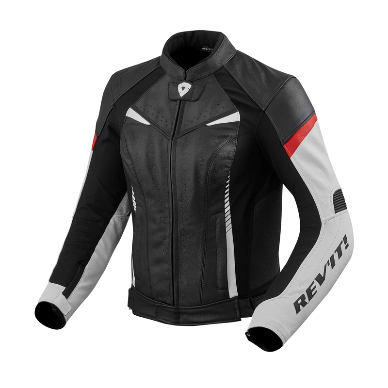 Moto Jacke Revit Xena 2 weiß-rot Ausverkauf
