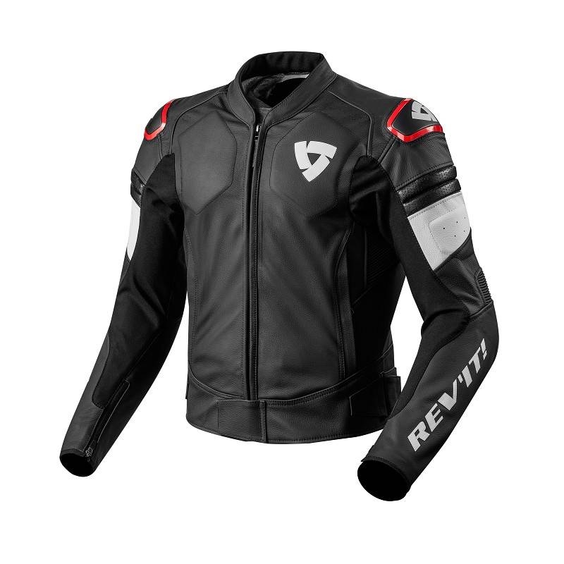 Revit Akira schwarz und rot Motorradjacke