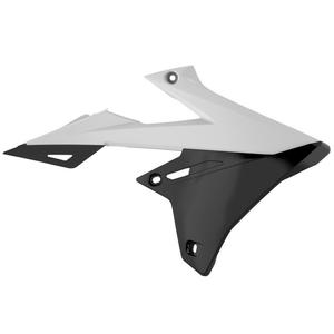 Radiator scoops POLISPORT white/black