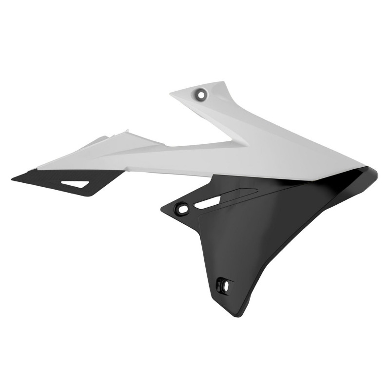 Radiator scoops POLISPORT white/black
