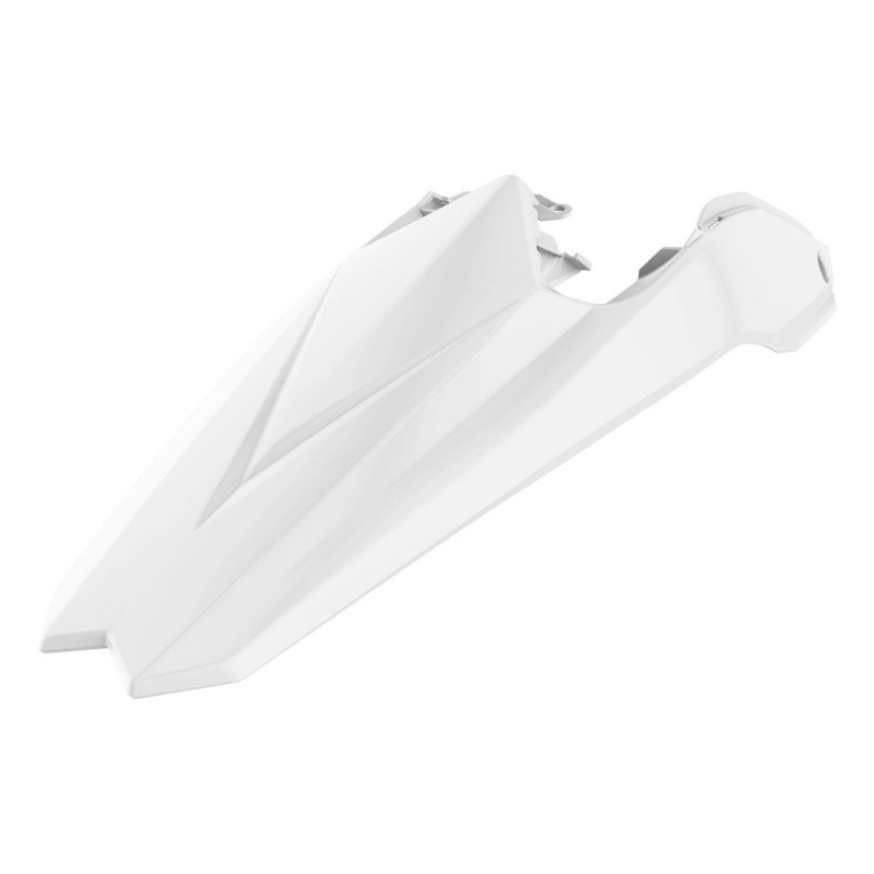 Rear fender + side panels POLISPORT weiß