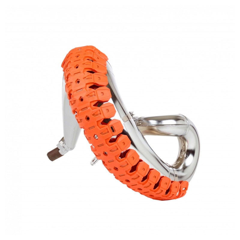 Exhaust pipe guard POLISPORT ARMADILLO orange