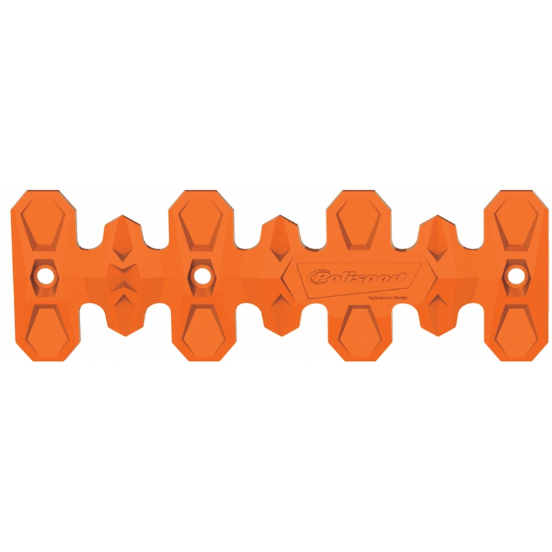 Exhaust head pipe guard POLISPORT ARMADILLO kurz orange