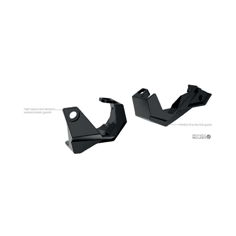 Bottom fork protector POLISPORT PERFORMANCE white/black