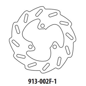 Bremsscheibe GOLDFREN 913-002F-1 vorne 190 mm