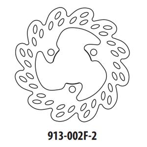 Bremsscheibe GOLDFREN 913-002F-2 vorne 190 mm