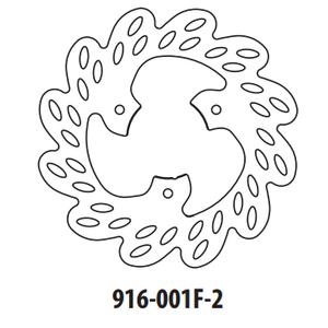 Bremsscheibe GOLDFREN 916-001F-2 vorne 190 mm