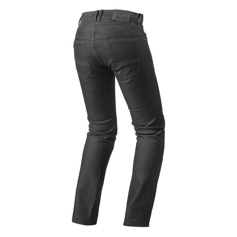Damen Revit Orlando H2O RF Schwarz Motorrad Jeans Ausverkauf
