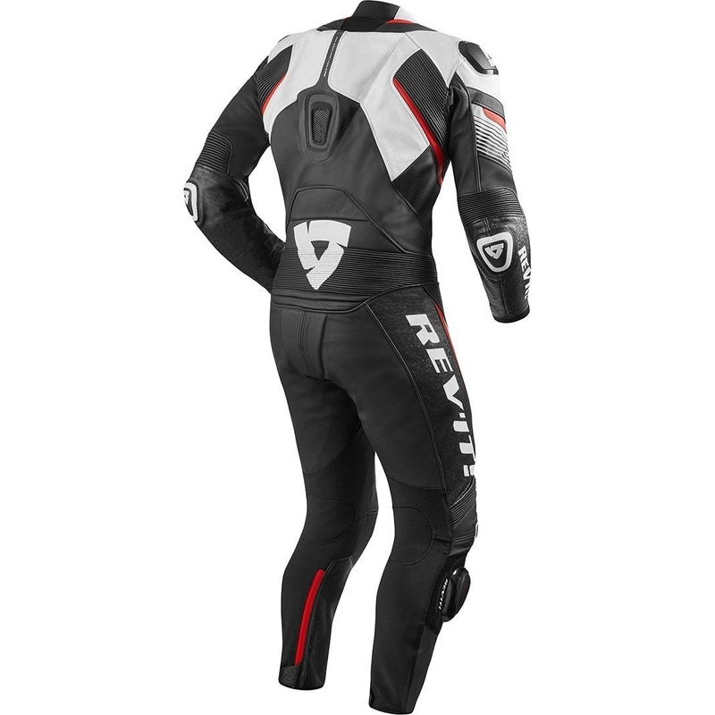 Einteiliger Overall Revit Spitfire weiß-rot