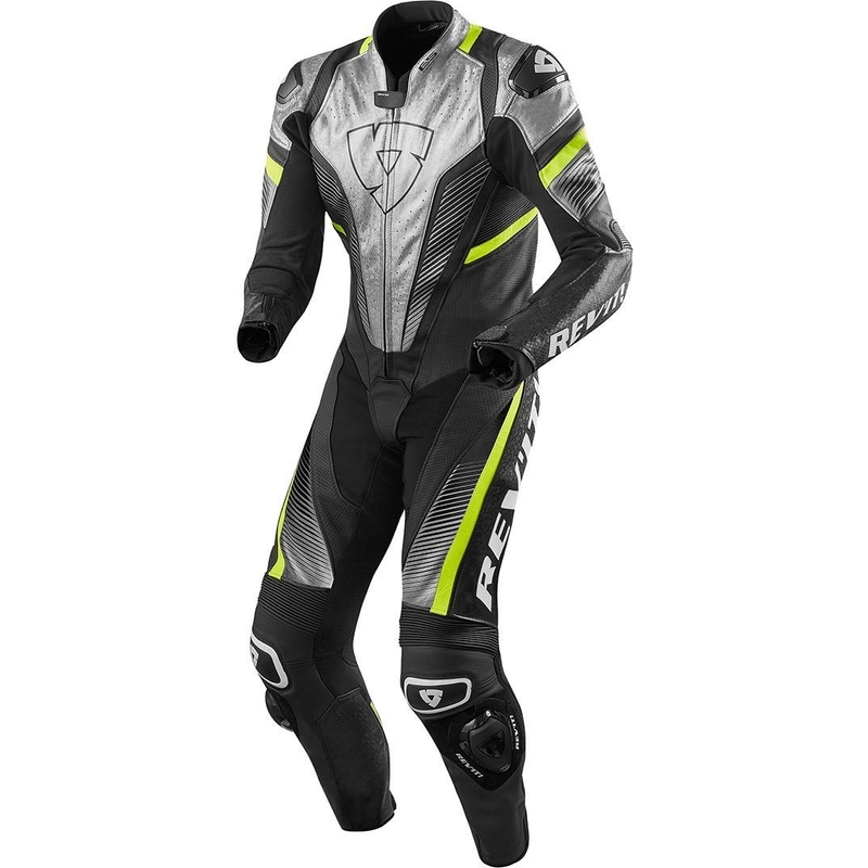 Einteiliger Overall Revit Spitfire silber-fluo gelb