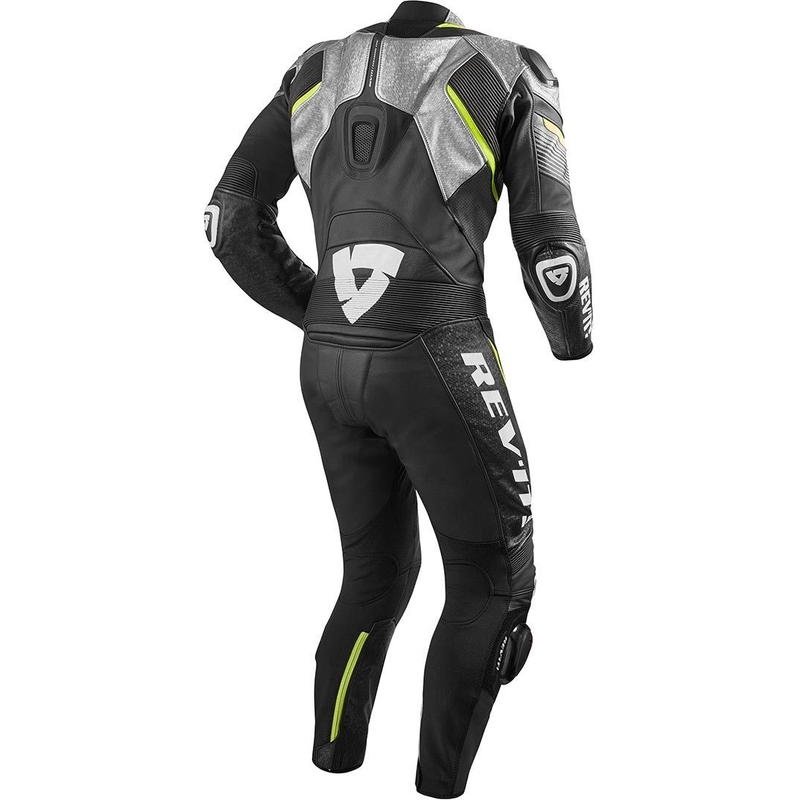 Einteiliger Overall Revit Spitfire silber-fluo gelb