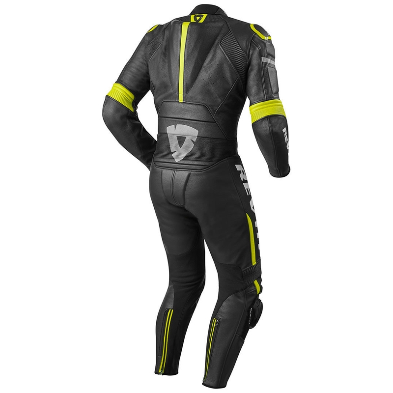 Einteiliger Jumpsuit Revit Masaru schwarz-fluo gelb