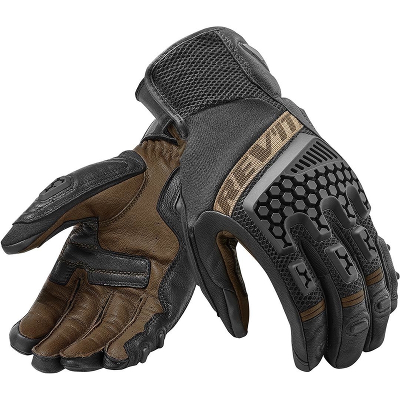 Motorradhandschuhe Revit Sand 3 schwarz-sand Ausverkauf
