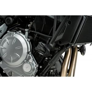 Frame sliders PUIG R19 20293N black with grey rubber