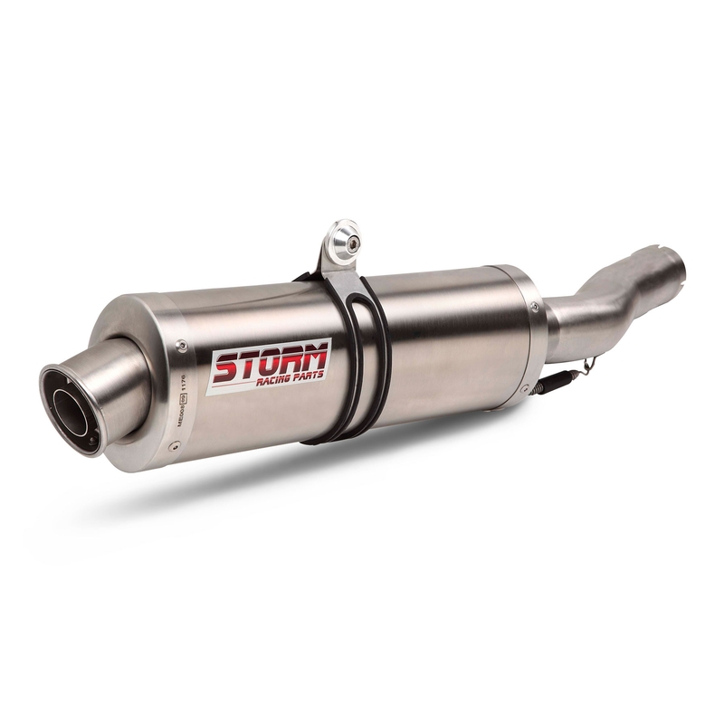 Auspuffendstück STORM OVAL Edelstahl für HONDA CBF 600 / S 2004-2010