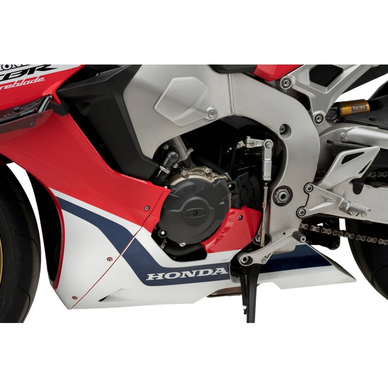 Engine protective covers PUIG schwarz included right, left and alternator caps