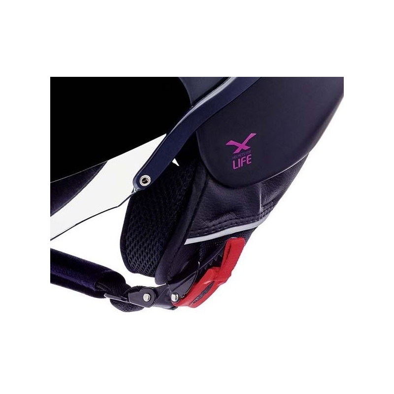Nexx X 60 Bastille Schwarz und Rosa Open Motorradhelm Ausverkauf