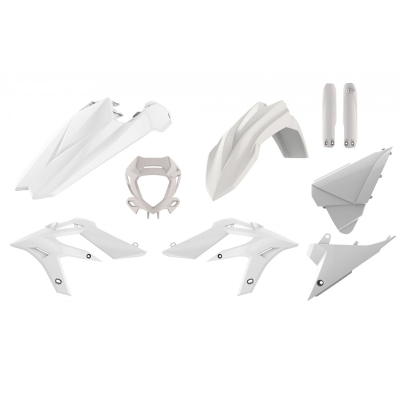 Satz Kunststoffteile POLISPORT enduro weiß für BETA Xtrainer 250 2020-2022, BETA Xtrainer 300 2020-2022