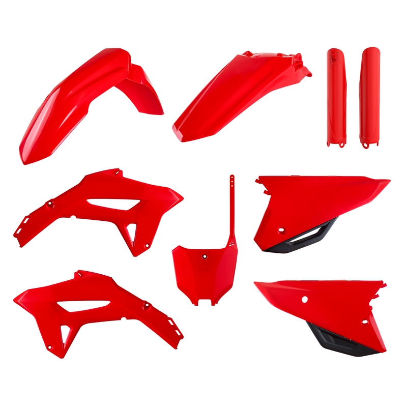 Satz Kunststoffteile POLISPORT OEM Color für HONDA CRF 450 R 2021-2024, HONDA CRF 250 R 2022-2024