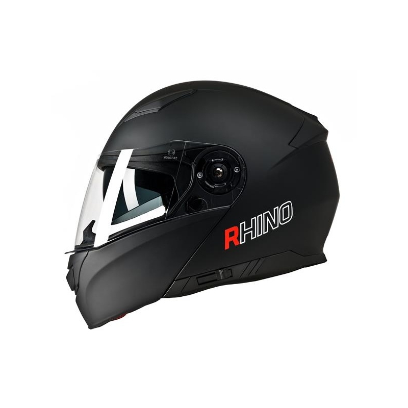 Motorradhelm klappbar Rhino Highway schwarz matt + Pinlock