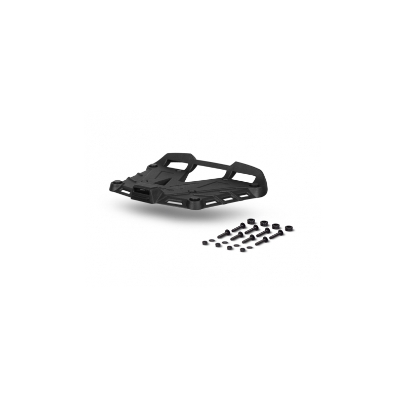 Top case standard plate SHAD TERRA Aluminium schwarz