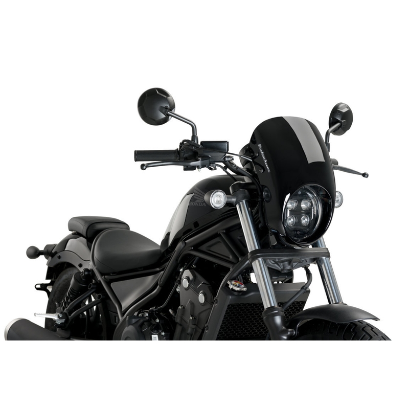 Plexiglas PUIG ANARCHY schwarz für HONDA CMX 500 Rebel 2020-2024