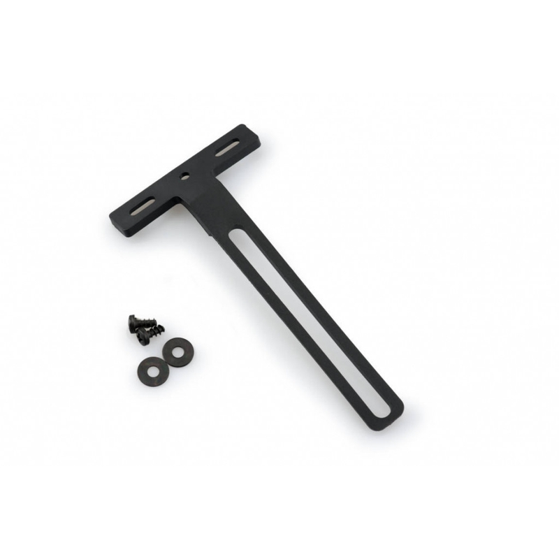 Nylon support to move homologated reflector PUIG schwarz