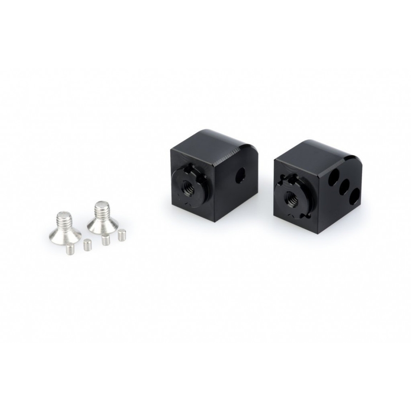 Footpeg adapters PUIG adjustable schwarz