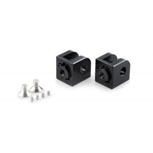 Footpeg adapters PUIG 20241N adjustable schwarz
